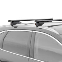 Dachträger passend für Audi A4 Avant Kombi 2016+ V2 115 cm Schwarz
