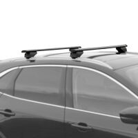 Dachträger passend für Mercedes E All-Terrain Kombi 2017+ V2 115 cm Schwarz