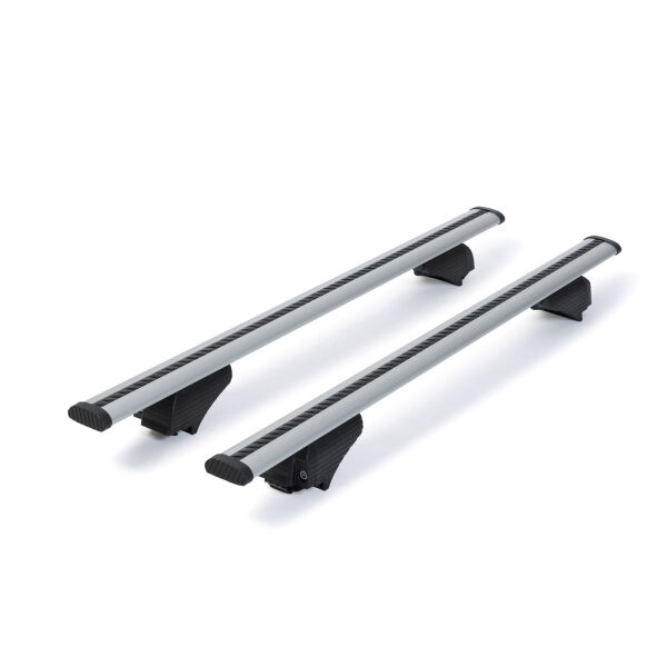 Dachträger passend für Mini Countryman 2010-2016 V2 geschlossene Dachreling 115 cm Silber