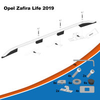 Dachreling passend für Opel Zafira Life L3  Heckklappe ab 2019 Aluminium mit TÜV und ABE