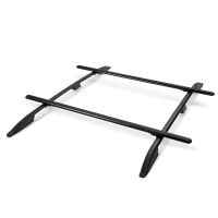 Dachträger passend für Toyota Raum ab 1997-2002 offene Dachreling 120 cm Schwarz