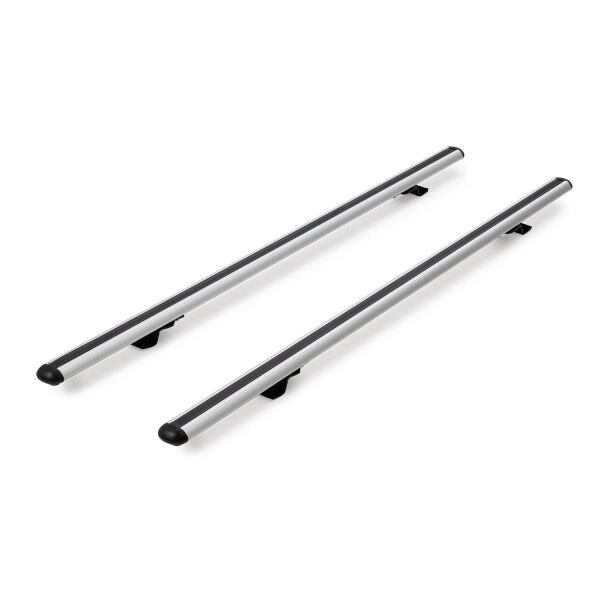 Dachträger passend für Mercedes GLK ab 2008-2015 offene Dachreling 140 cm Silber