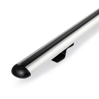 Dachträger passend für Mercedes GLK ab 2008-2015 offene Dachreling 140 cm Silber