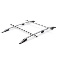 Dachträger passend für Mercedes GLK ab 2008-2015 offene Dachreling 140 cm Silber