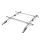 Dachträger passend für Mercedes GLK ab 2008-2015 offene Dachreling 140 cm Silber