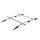 Dachträger passend für Mercedes GLK ab 2008-2015 offene Dachreling 140 cm Silber