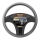 Lenkradbezug aus Kunstleder Universal für 37-39cm durchmesser, Grau