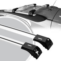 Dachträger passend für AUDI A4 AVANT ab Baujahr 2008-2015 V2 in silber