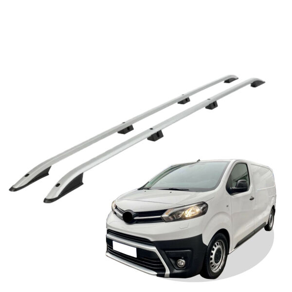 Dachreling passend für Toyota Proace Verso L3 Flügeltüren ab 2016 (Grau) mit ABE