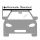 Dachträger passend für Chevrolet / Daewoo Kalos 5-türer Baujahr 2002-2007 V3 in schwarz (Montage am Türrahmen)