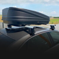 Dachträger passend für Mini Cooper S 5-türer Baujahr ab 2014 V3 in schwarz (Montage am Türrahmen)