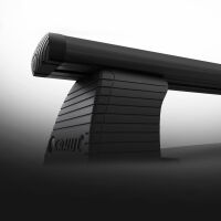 Dachträger passend für Skoda Citigo 3-türer Baujahr ab 2012 V3 in schwarz (Montage am Türrahmen)