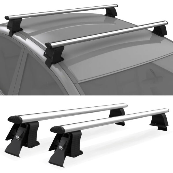 Dachträger passend für Hyundai i30 5-türer Baujahr 2011-2015 V3 in silber (Montage am Türrahmen)