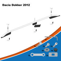 Dachreling passend für Dacia Dokker Baujahr ab 2012 Aluminium mit TÜV und ABE