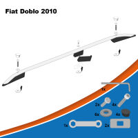 Dachreling passend für Fiat Doblo L1 kurz Baujahr 2010 Aluminium mit TÜV und ABE