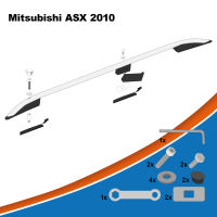 Dachreling passend für Mitsubishi ASX Baujahr ab 2010 Aluminium mit TÜV und ABE