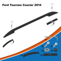 Dachreling passend für Ford Tourneo Courier Baujahr 2014 Schwarz mit TÜV und ABE