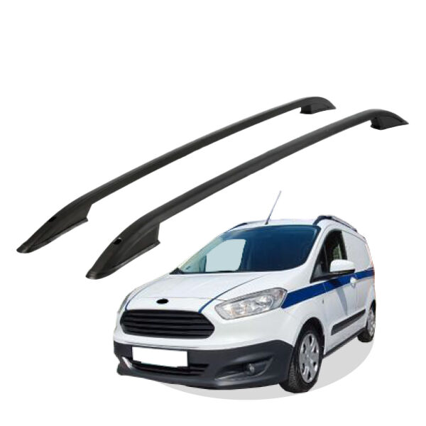 Dachreling passend für Ford Transit Courier Baujahr 2014 Schwarz mit TÜV und ABE